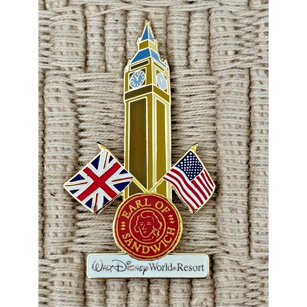 DISNEY 2004 *Rare* LE 750 Big Ben Earl of Sandwich at Walt Disney World Pin